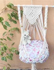 Cama de Gato Suspensa em Macramê