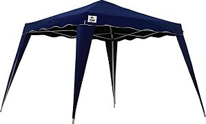 Tenda Gazebo 3 X 3 m Dobrável Poliester Azul