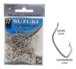 Anzol Suzuki N17 c/50 pcs