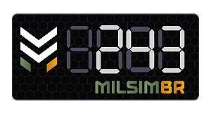 Patch emborrachado Personalizado MILSIMBR