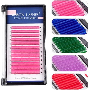 Cílios colorido mix arison lashes