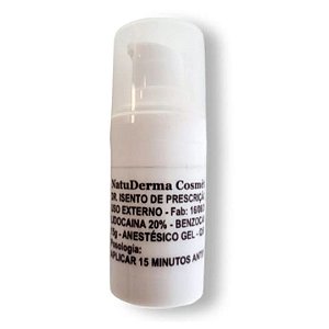 Anestésico pump 15g gel epinefrina
