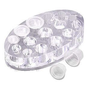 Porta batoque com 15 cavidades
