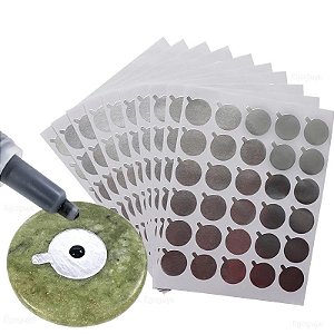 Papel alumínio adesivo cola de cílios