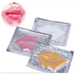 Máscara labial com colágeno
