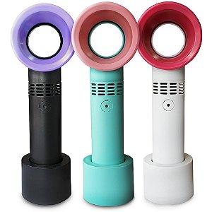 Ventilador portátil sem hélice recarregavel