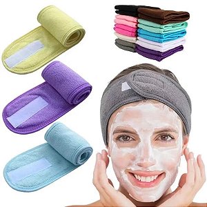 Faixa de cabelo com velcro