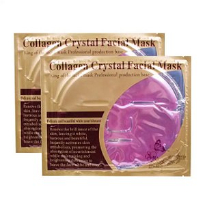 Máscara facial anti envelhecimento com colágeno e vitamina C