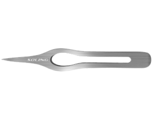Pinça Soling ponta fita para sobrancelhas