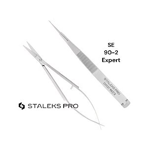 Tesoura de Sobrancelha Staleks Pro - Serie Expert 90
