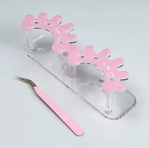 Suporte de pinça formato cílios