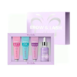 Kit Brow e Lash Supreme We Bella - Step 1 Lift - Step 2 Fix - Step 3 Booster 15g