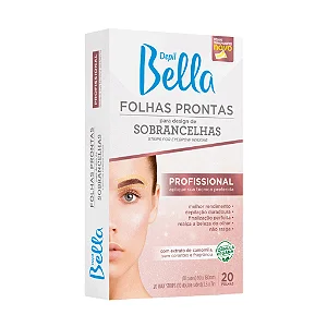 Folhas Depil Bella para Design de Sobrancelhas – 20 Unidades