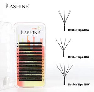 Cílios Pontas Duplas 3D/4D/5D W LASHINE
