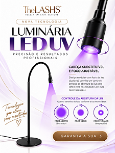 LUMINAIRA LED UV LED C/ PEDAL PARA CÍLIOS