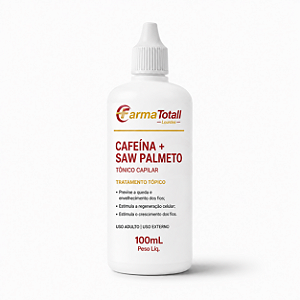 Tônico Capilar Saw Palmetto + Cafeína Com 100ml