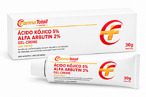 Gel creme Clareador - Ácido Kójico 5% + Alfa Arbutin 2% - 30g