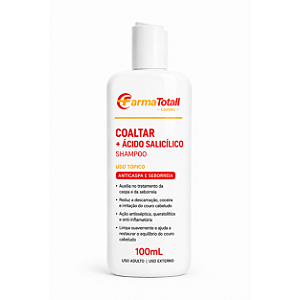 Shampoo Coaltar(lcd) + Ácido Salicílico Com 100ml