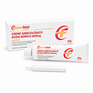 Creme Ginecológico - Ácido Bórico 600mg Com 40g