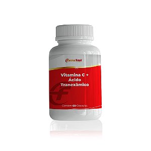 Vitamina C + Ácido Tranexâmico Com 60 Cápsulas