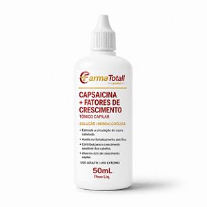 Tônico Anti-queda Capsaicina + Fatores De Crescimento 50ml