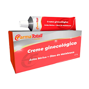 Creme Ginecológico - Ácido Bórico + Óleo De Melaleuca Com 60g