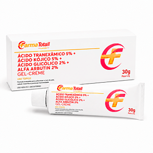 Ácido Tranexâmico 5% + Ácido Kójico 5% + Ácido Glicolico 2% + Alfa Arbutin 2% Gel Creme 30g