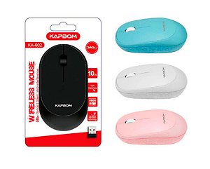 Mouse sem fio wireless 2.4ghz receptor usb - Kapbom (KA-602)