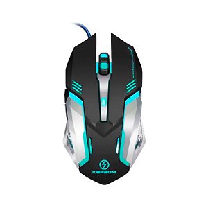 Mouse gamer USB com led 2400 DPI (KA-616)