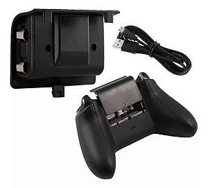 Kit com 02 baterias e cabo carregador para controle Xbox One charge