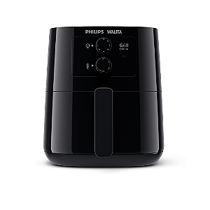 Fritadeira Air Fryer Série 3000 Philips Walita, Grill Edition, 1400W (HD9202, Preto 127V)