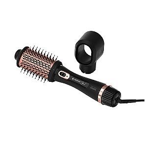 Escova secadora Cadence Rose/Preto Bivolt manual (UAU - ESC800)