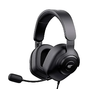 Headset gamer HAVIT microfone removível preto (H2230U)