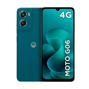 Smartphone Moto G06, 128 GB, 4 GB + 4 GB RAM Boost, Azul