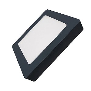 Painel LED Super Eco Preto 18W 6500K Ourolux