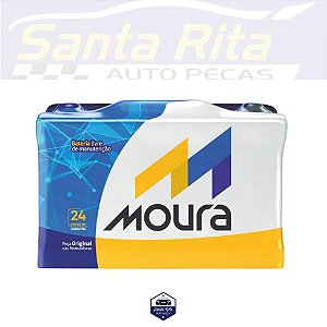 Bateria Moura 48ah ATENÇÃO: ENTREGA DE BATERIAS SOMENTE LOCAL (MARGEM DE 20KM DE GUAÍBA/RS)