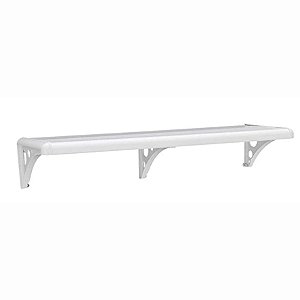 Prateleira Astra Multiuso PVC Branca 40x20 cm