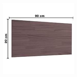Prateleira MDP Brasforma Nogueira 90x20 cm
