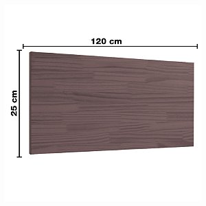 Prateleira MDP Brasforma Nogueira 120x25 cm