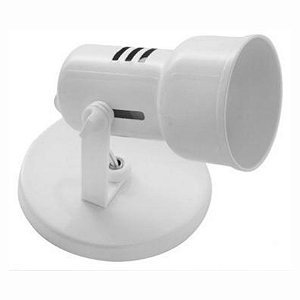 Spot aletado bocal 1xE27 Branco