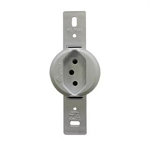 TOMADA ABNT 10A 250V REDONDA P/CONDULETE PERLEX 5511 BR