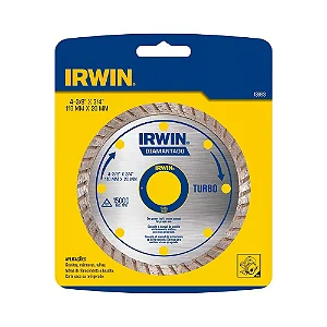 Disco Diamantado Irwin 110x20mm Turbo IW13893