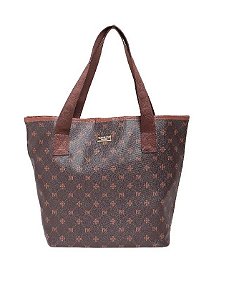 BOLSA FEMININA EM MONOGRAMA