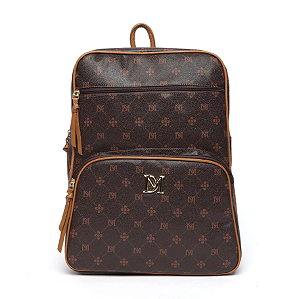 MOCHILA FEMININA EM MONOGRAMA