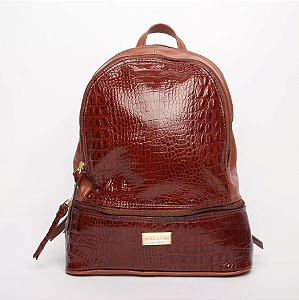 MOCHILA FEMININA EM COURO