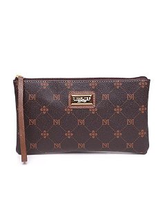 CLUTCH FEMININA EM MONOGRAMA
