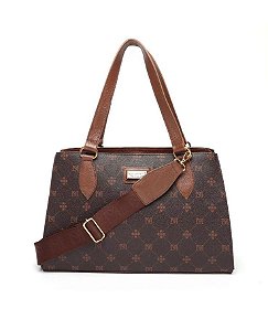 BOLSA FEMININA EM MONOGRAMA