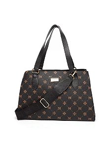 BOLSA FEMININA EM MONOGRAMA