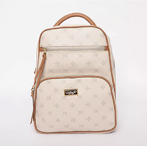MOCHILA FEMININA EM MONOGRAMA