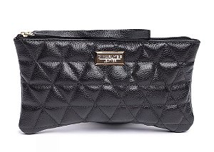 CLUTCH FEMININA EM COURO